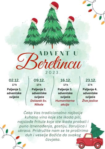 Advent u Beretincu - Plakat