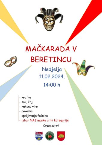 Mačkarada v Beretincu - Plakat
